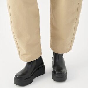 Vagabond Black Platform Chelsea Ankle Boots